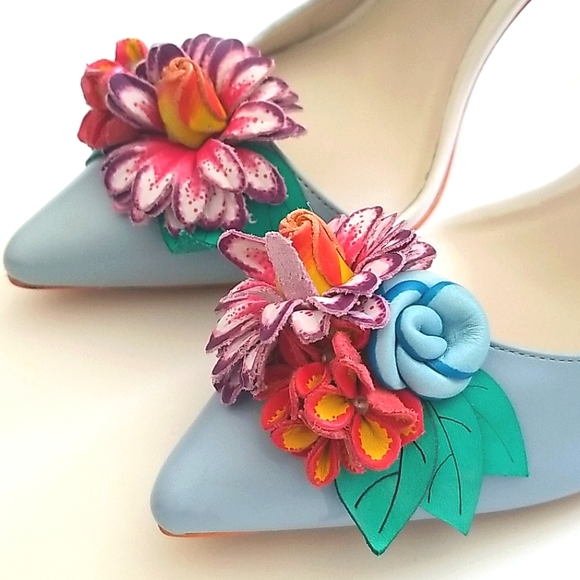 Sophia Webster Mika Floral D'Orsay Pump 36 NIB - Picture 4 of 10